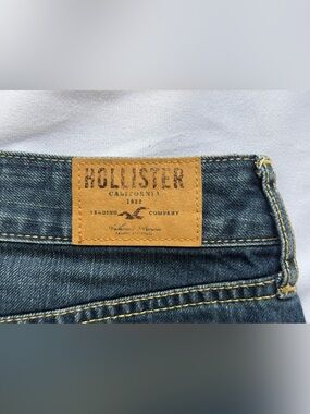 Hollister women Dark Blue Denim skirt